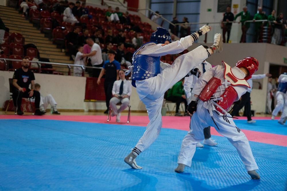 Zawody taekwondo w Hali MOSiRu.